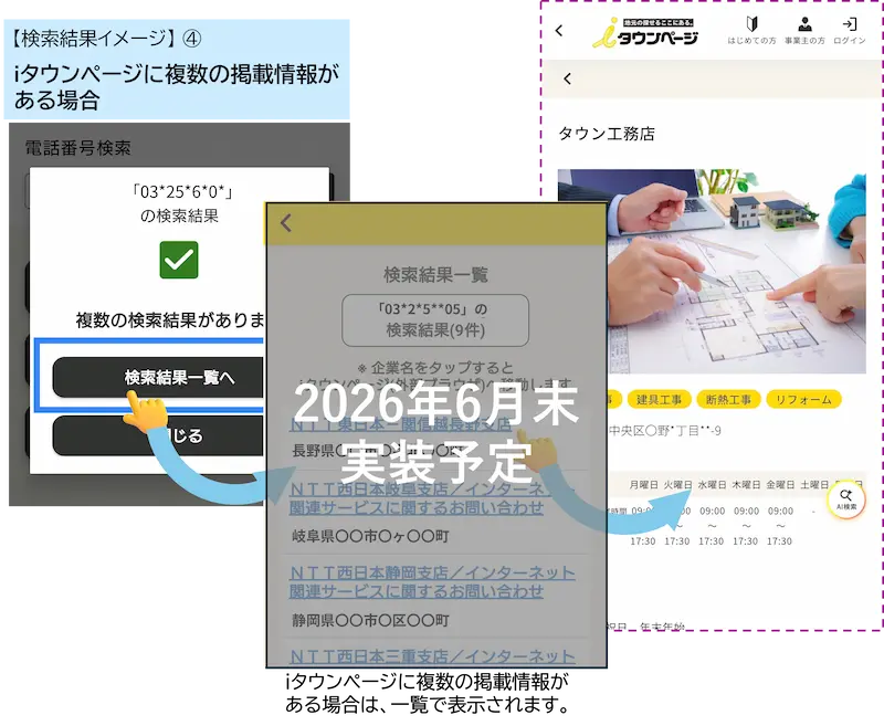 android版 電話番号検索画面④